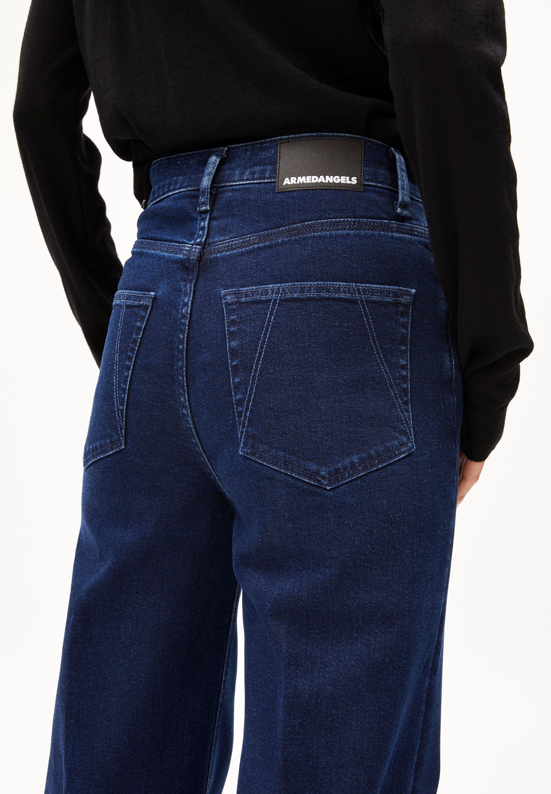 MURLIAA HIGH WAIST WIDE JEANS | polar - Image 3