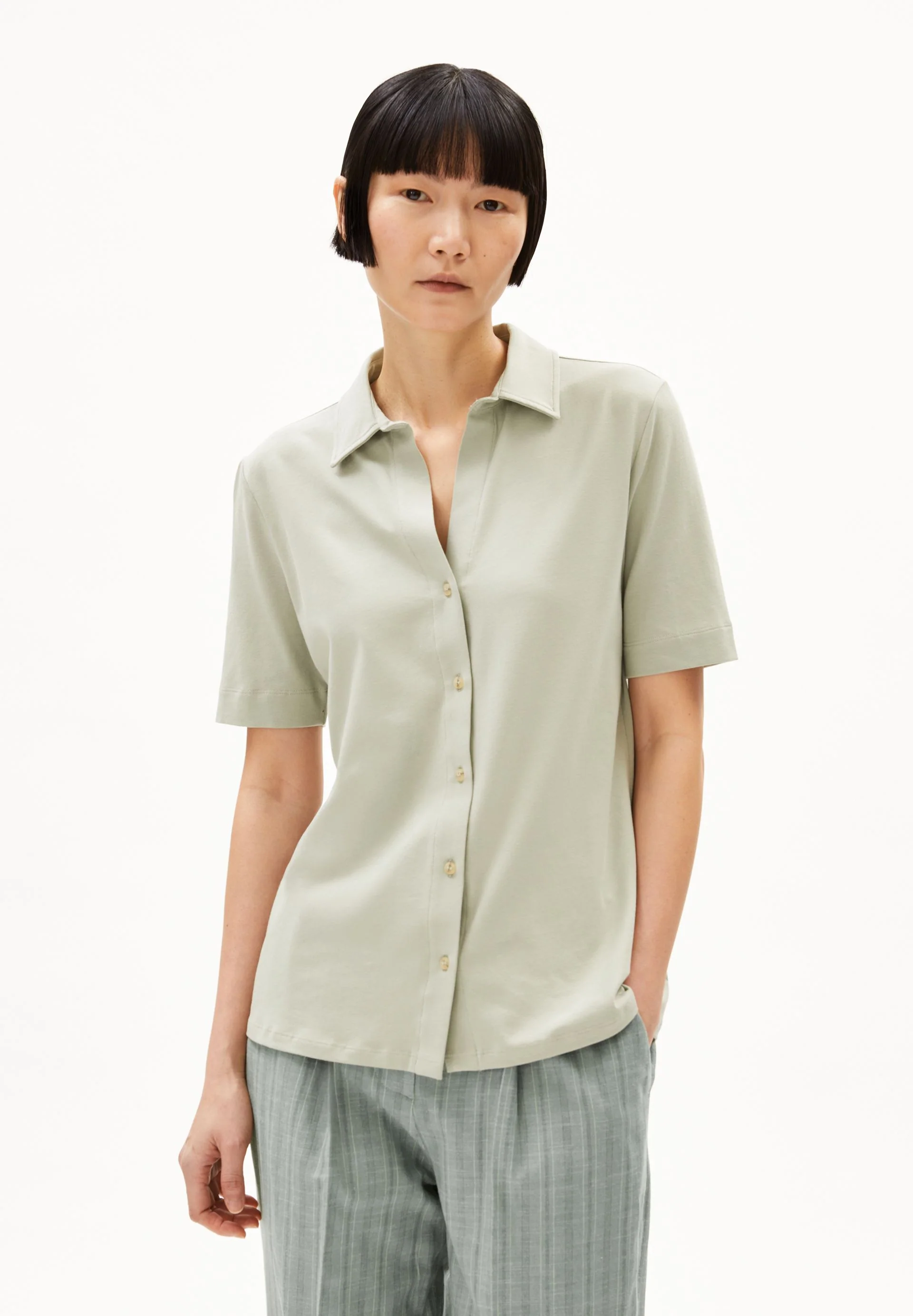NALITAA BLUSE | seagreen