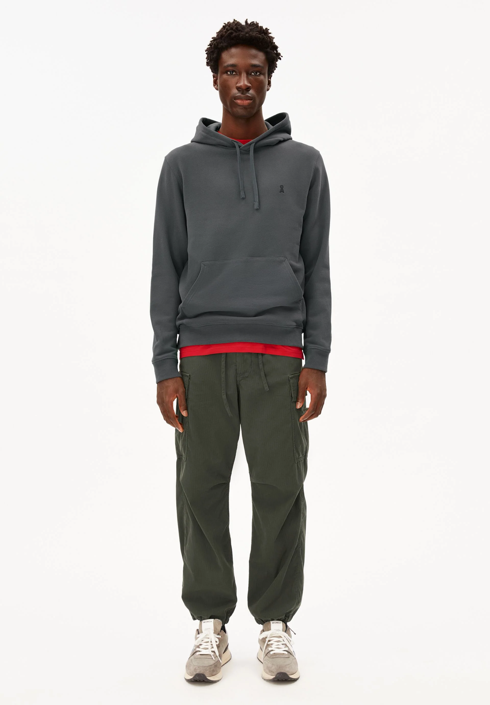 PAARLO FLEECE HOODIE | space steel - Image 5