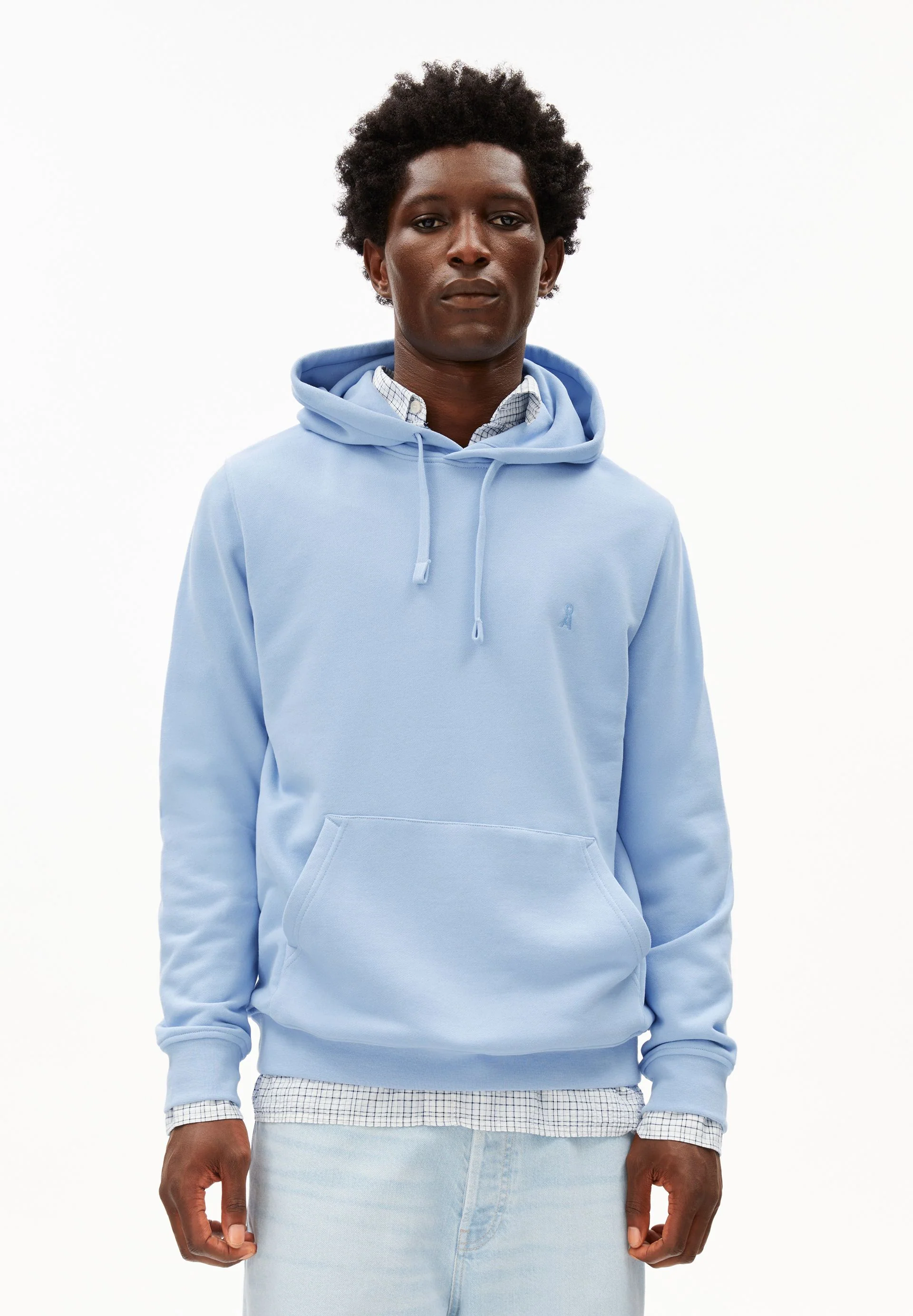 PAARLO LOOP HOODIE | wedgwood
