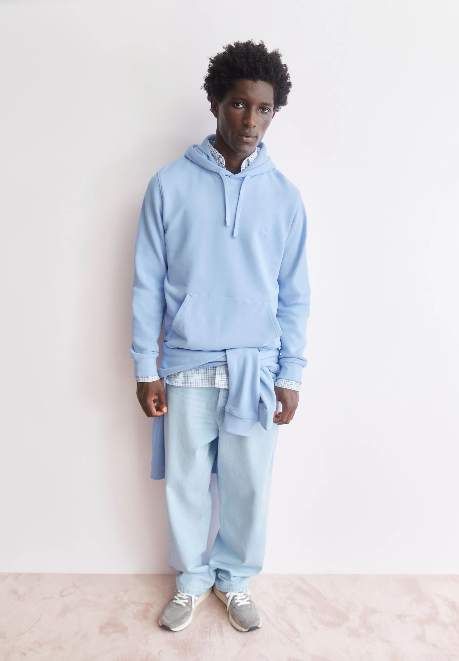 PAARLO LOOP HOODIE | wedgwood - Image 4