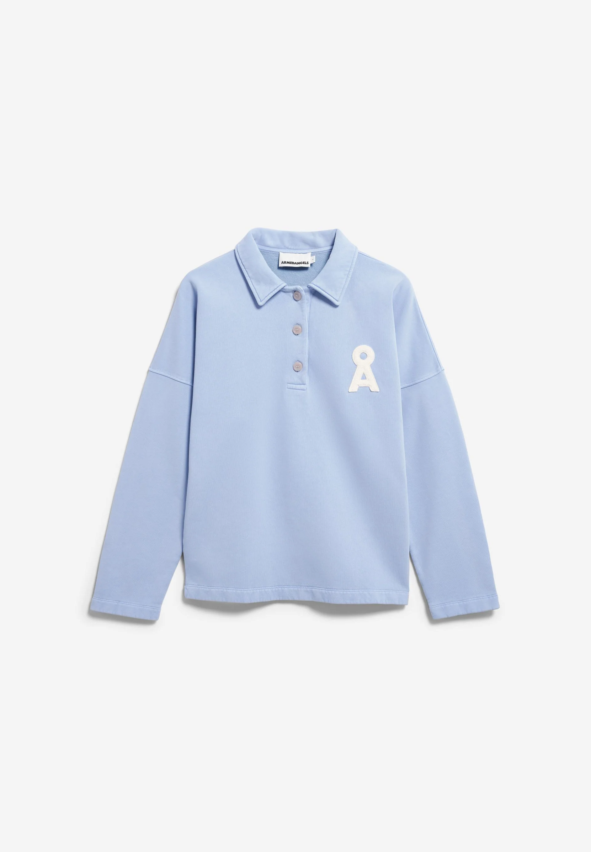 POLO-SWEATSHIRT | soft blue - Image 6