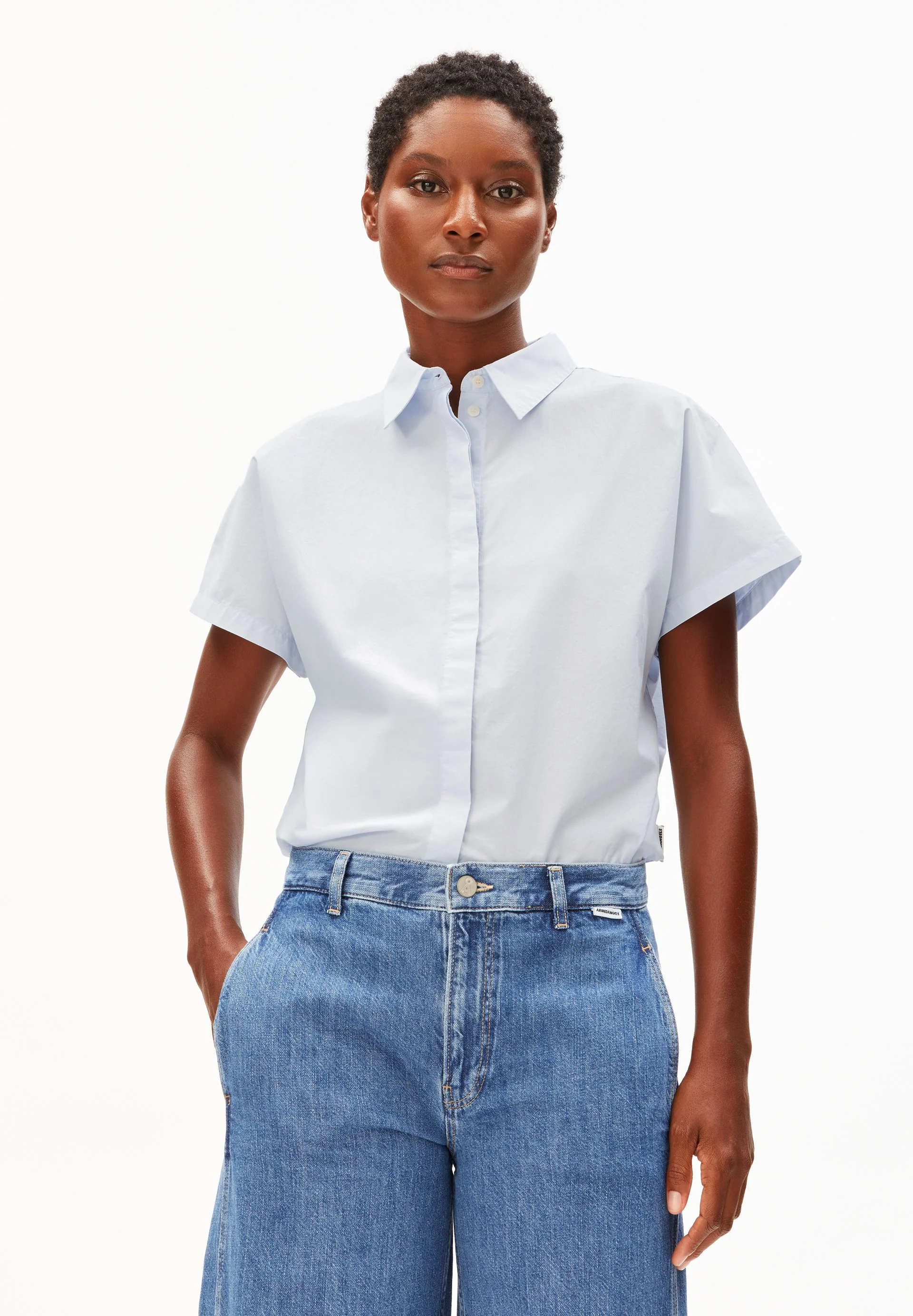 POPLIN LARISAANA BLUSE - Image 5