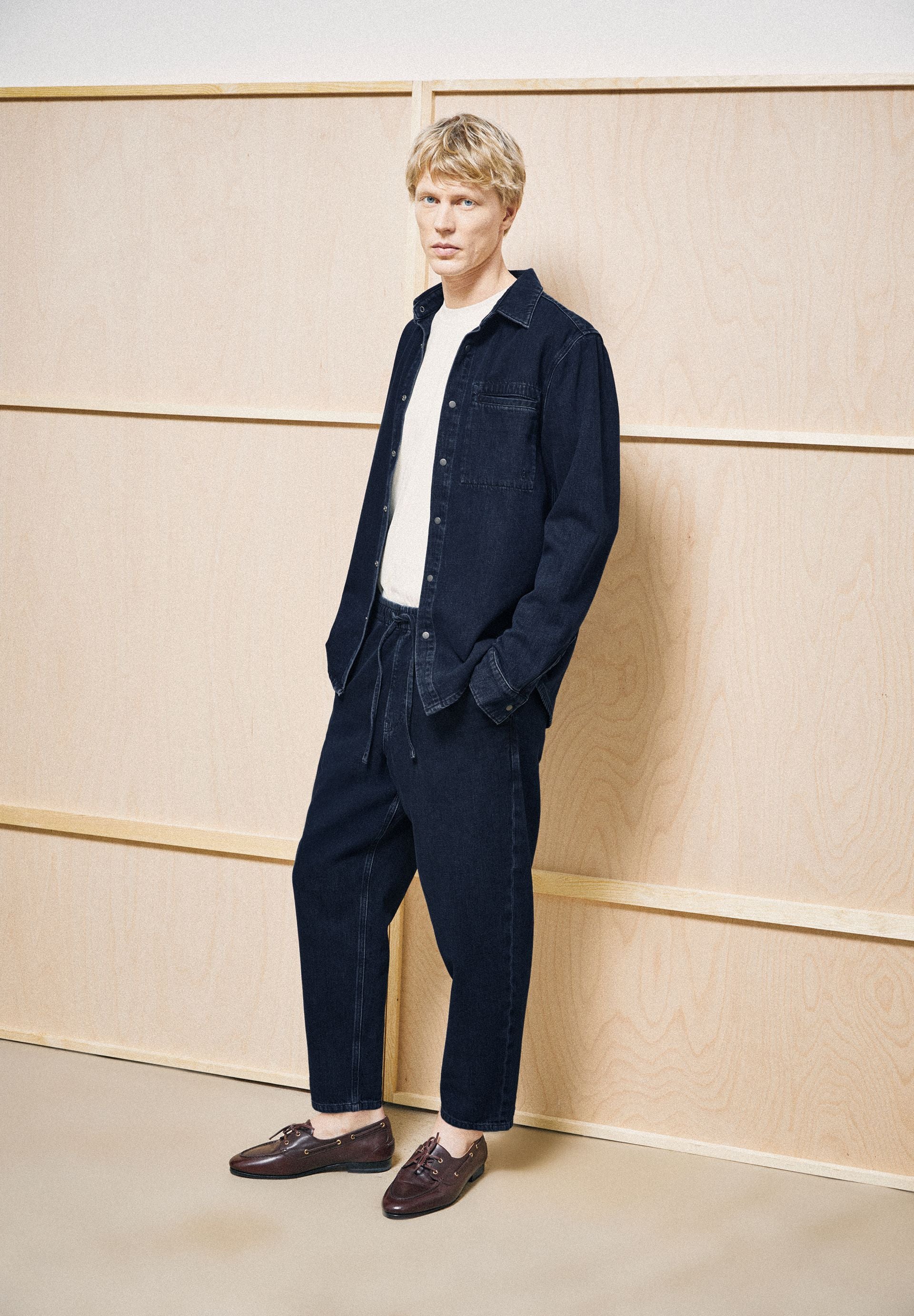 PULL-ON TAPERED JEANSHOSE | lolite - Image 4