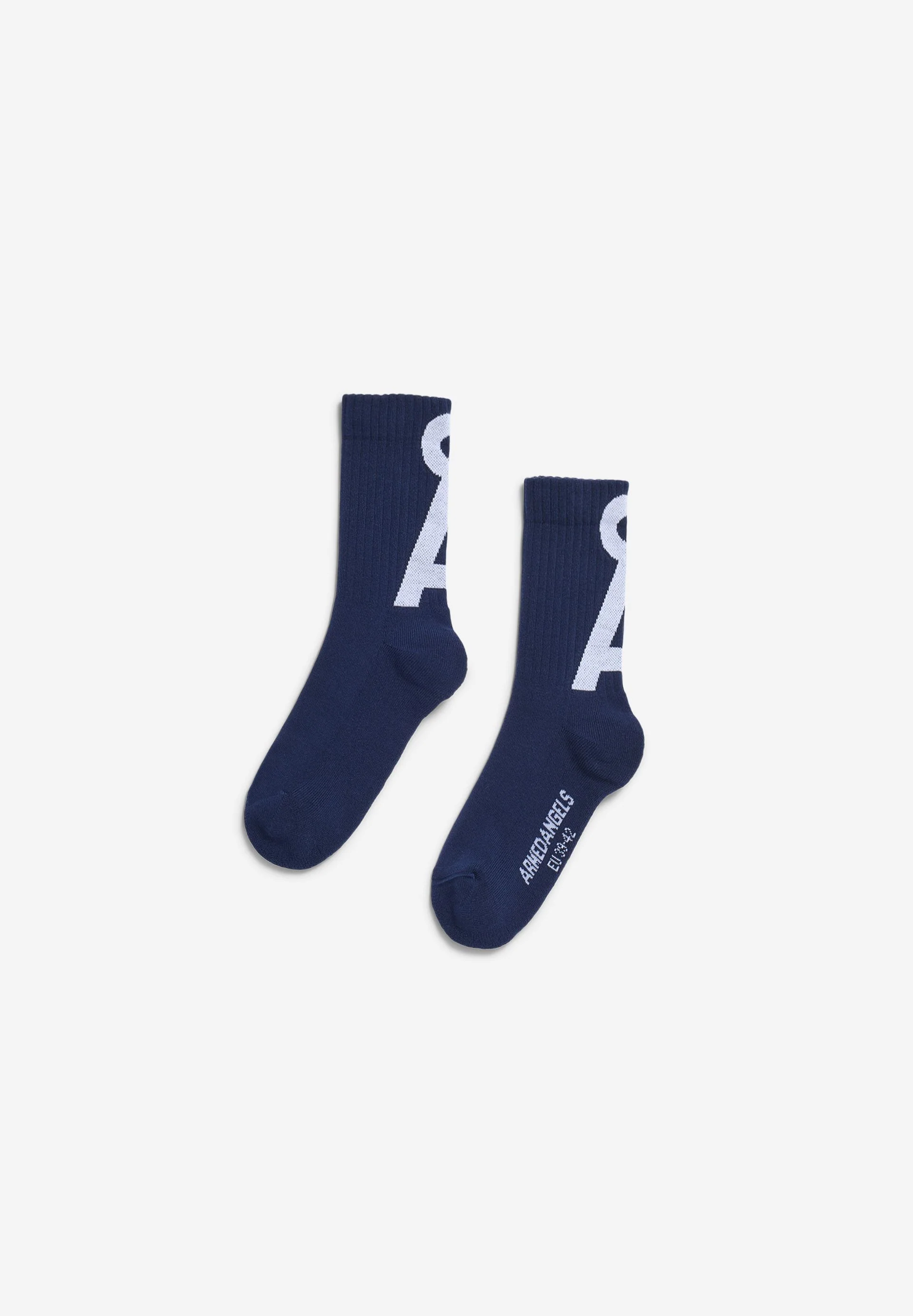 SAAMUS KURZE SOCKEN | tinted navy-broken white - Image 2