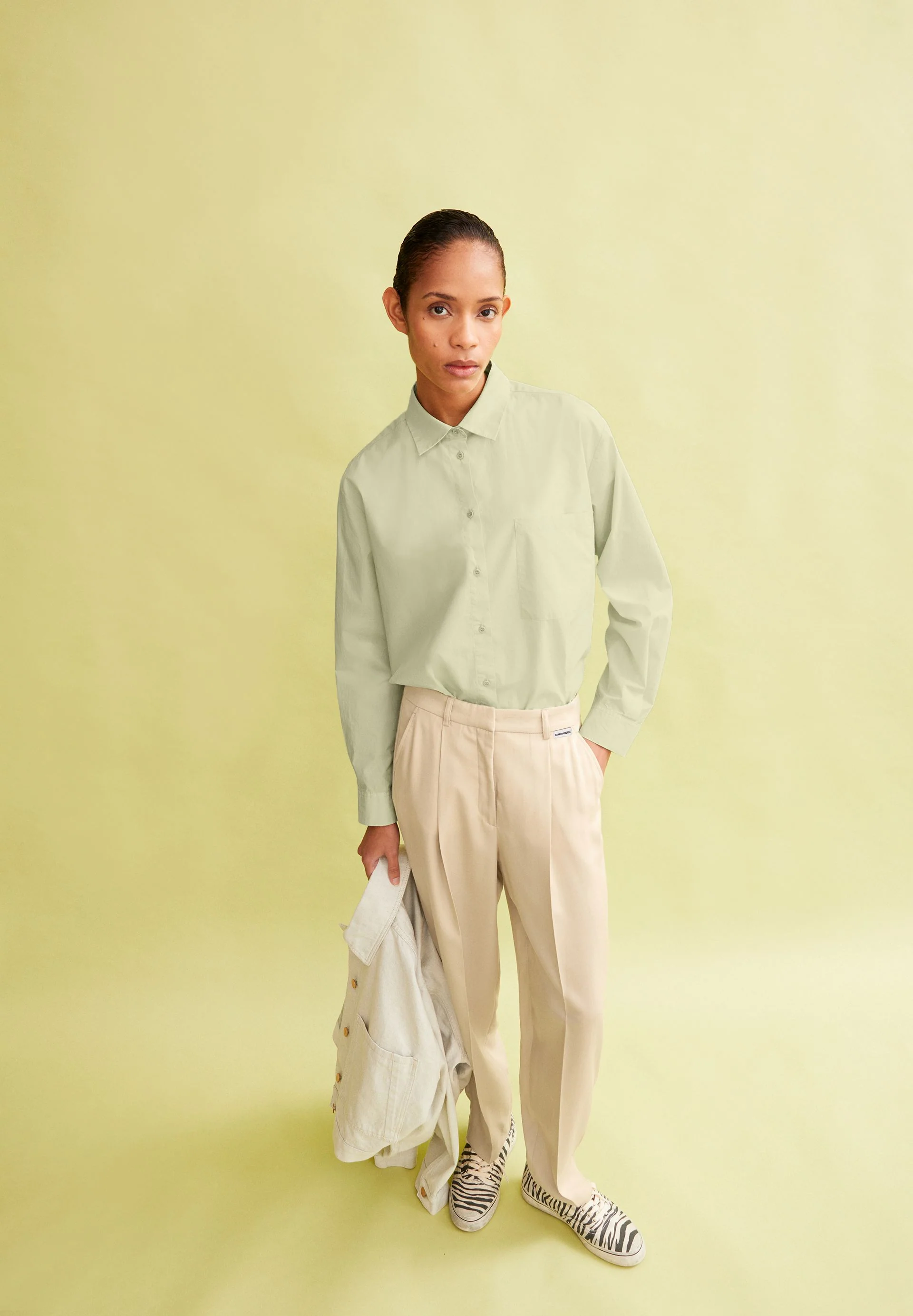 SANDRINAA TAPERED HOSE | sandstone - Image 4