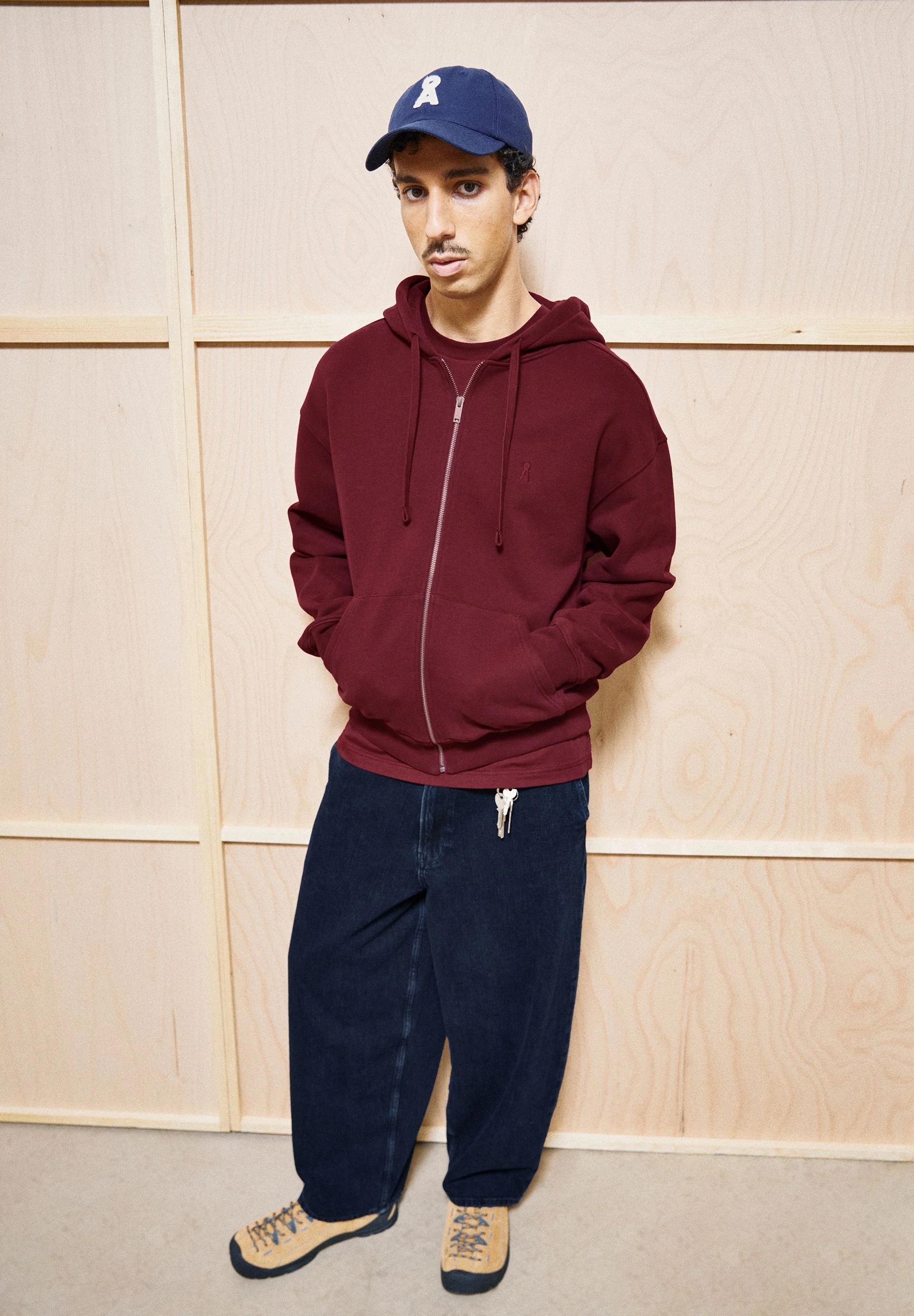 SAROMIAAN SWEATJACKE | velvet red - Image 4