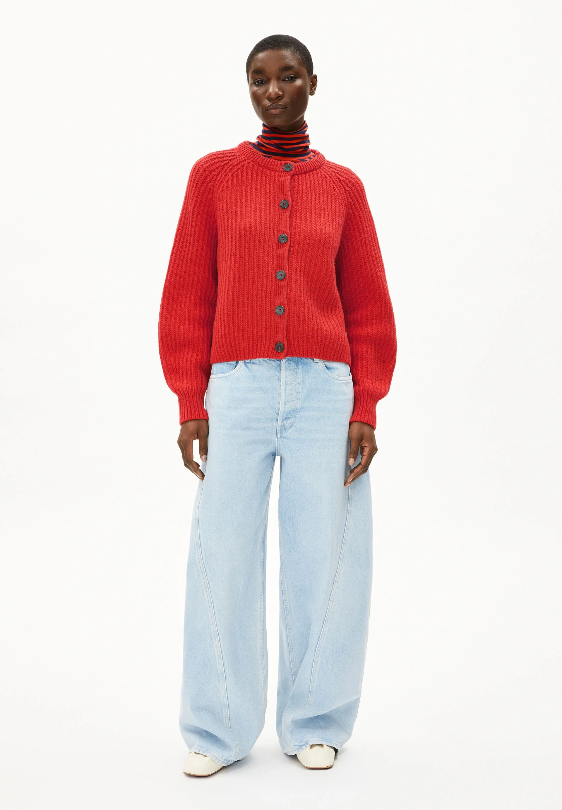 RIPPSTRICK-CARDIGAN | candy apple - Image 5