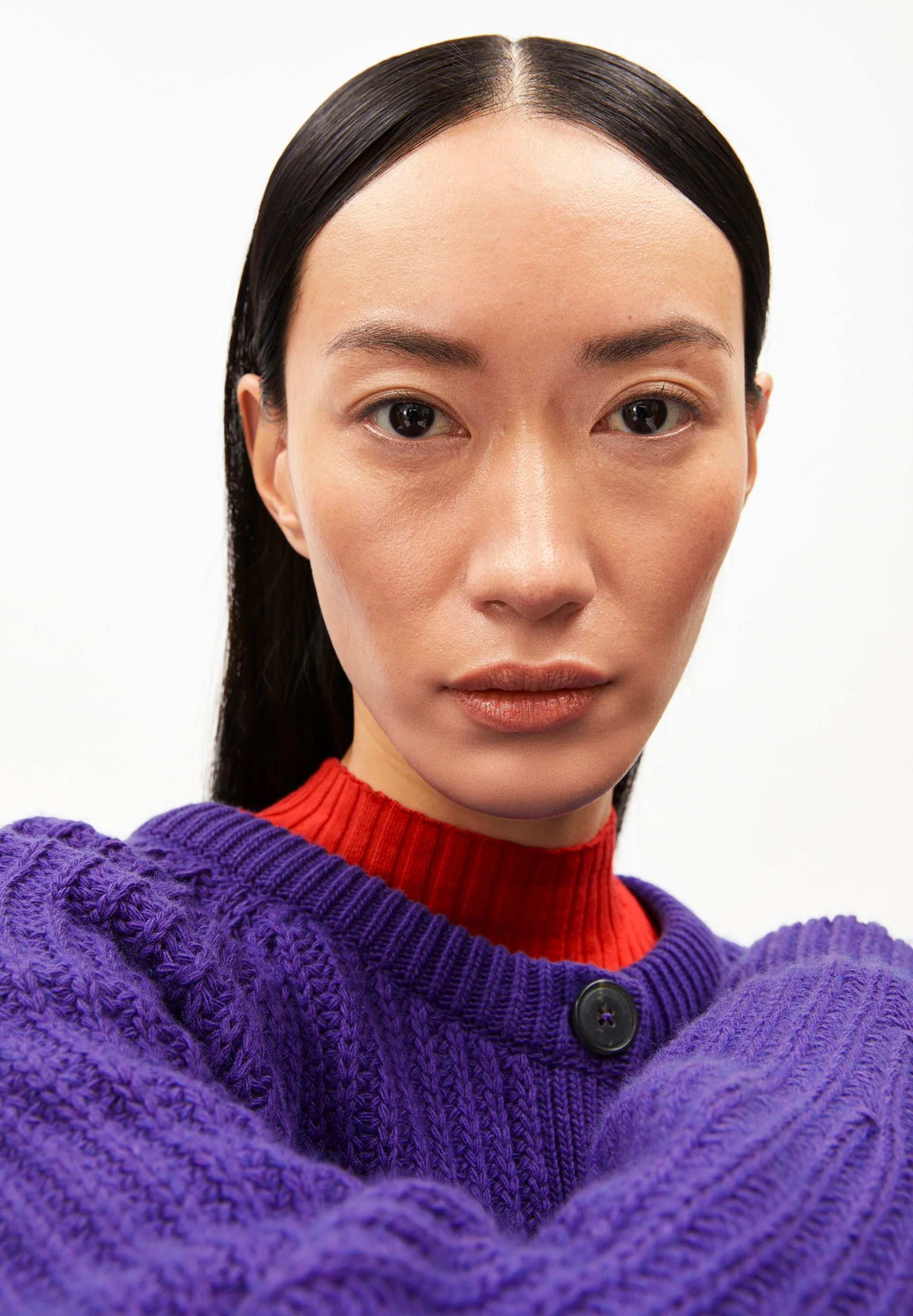 RIPPSTRICK-CARDIGAN | indigo lilac - Image 3