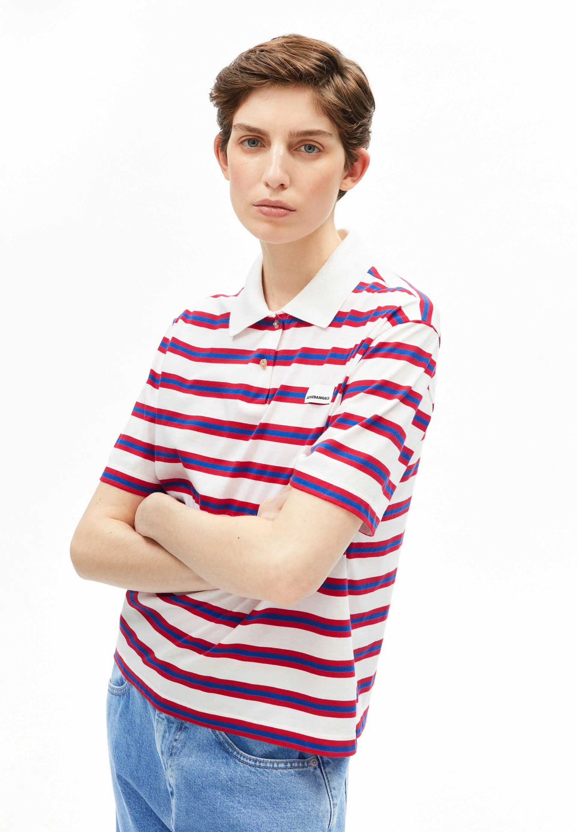 STRIPE POLO T-SHIRT - Image 2
