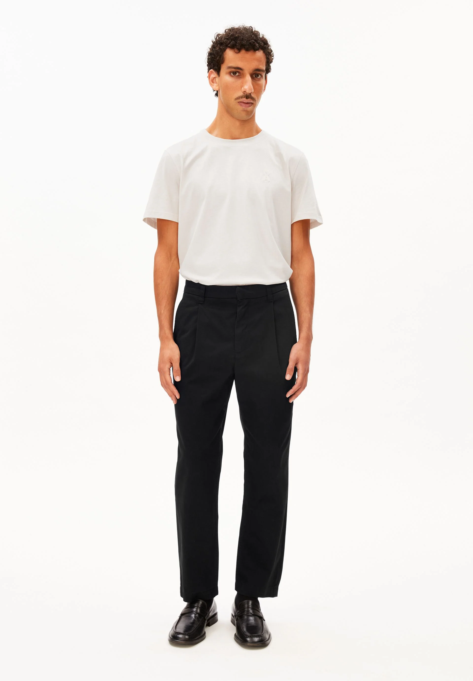 TAAMIR BUNDFALTEN-CHINOHOSE | black - Image 5