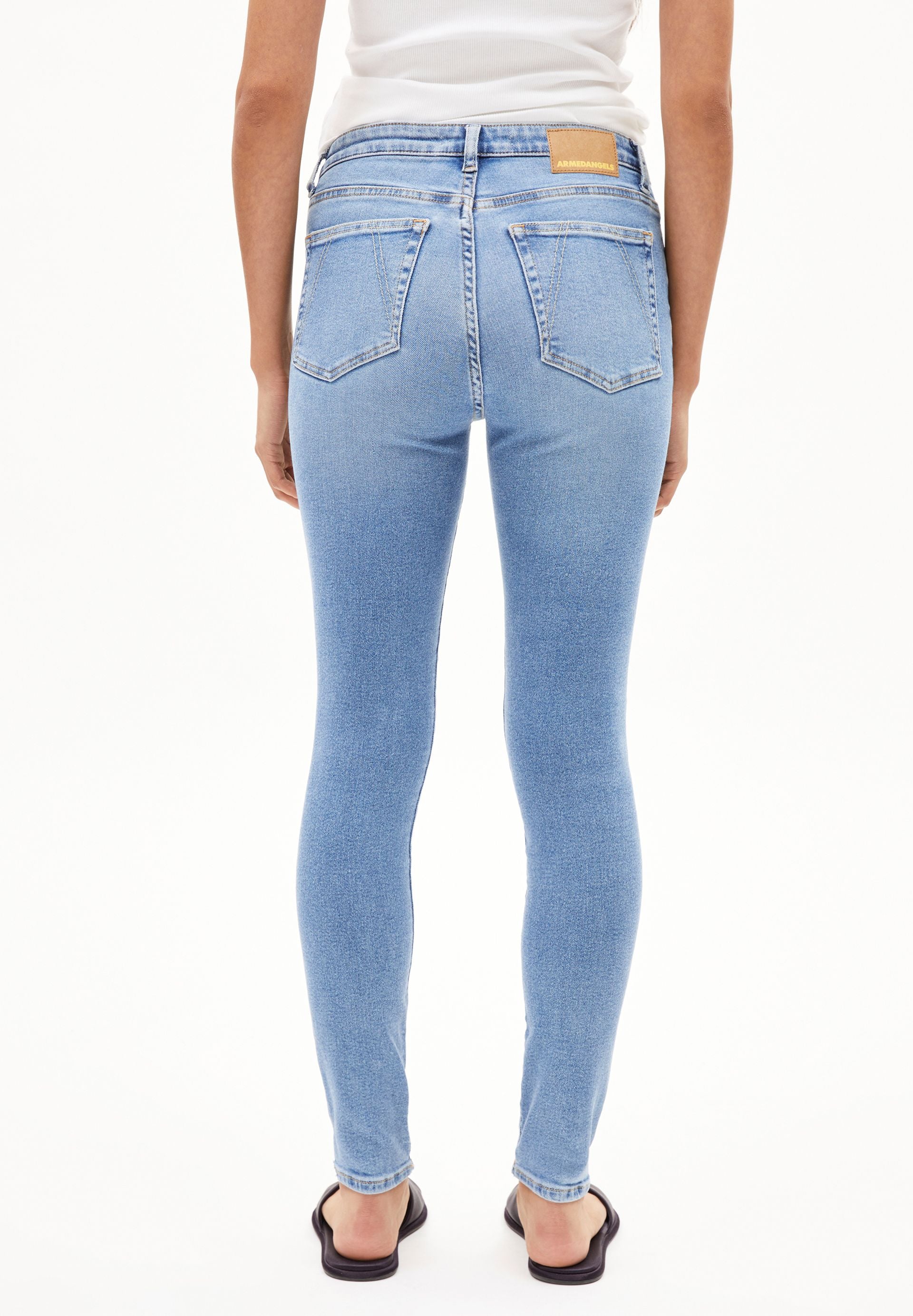 TILLAA MID WAIST SKINNY JEANS | dove - Image 2