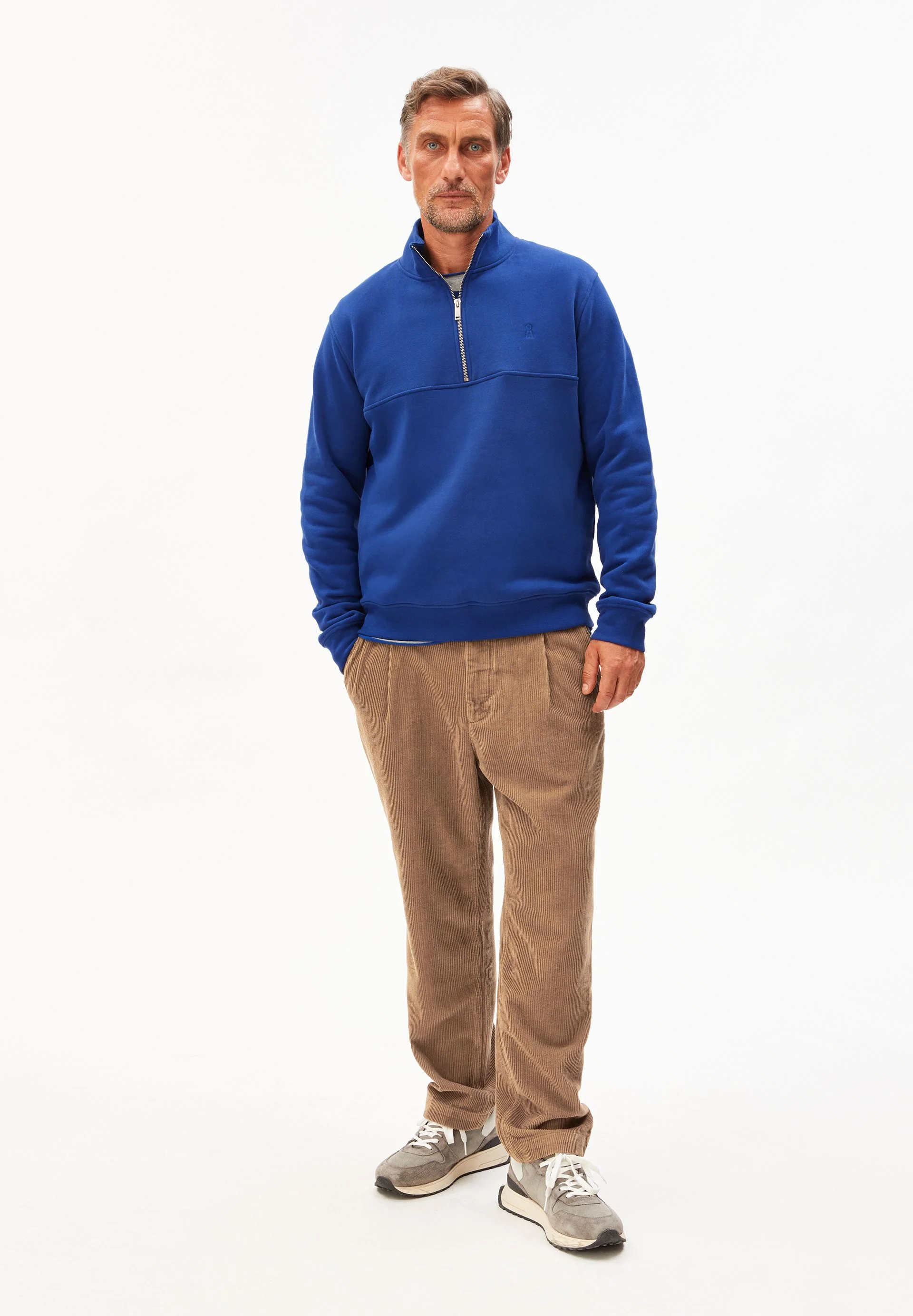 WAARLO FLEECE TROYER | dark wave - Image 5