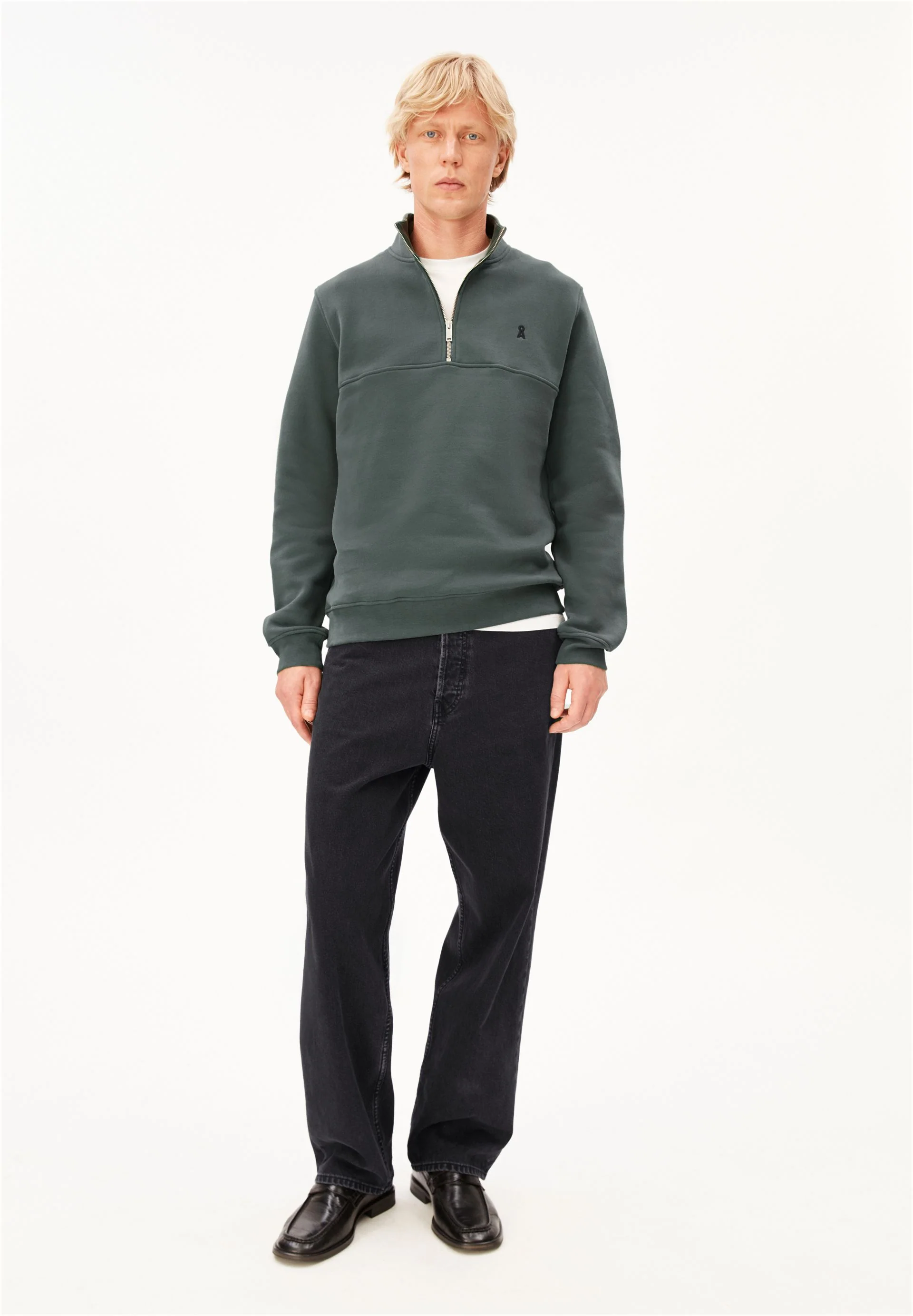 WAARLO FLEECE TROYER | space steel - Image 5