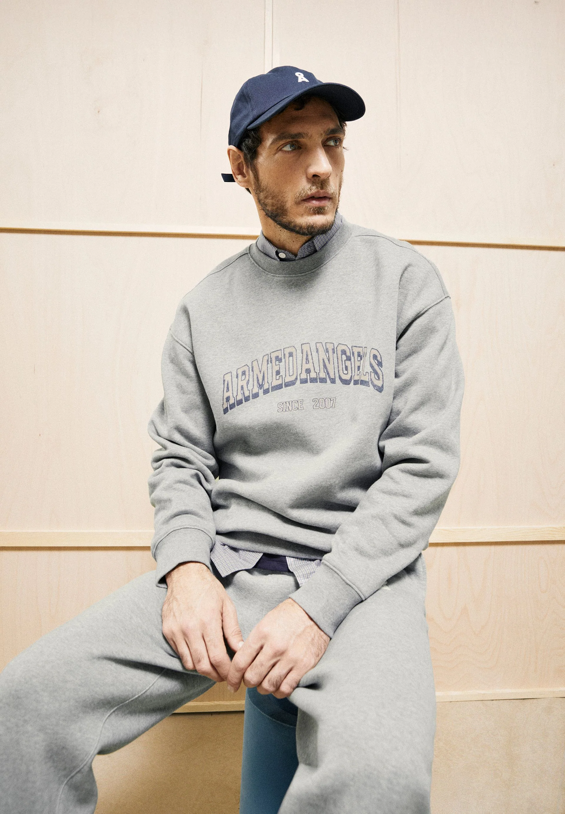 WORDMARK RELAXED SWEATSHIRT | silver melange - Image 4