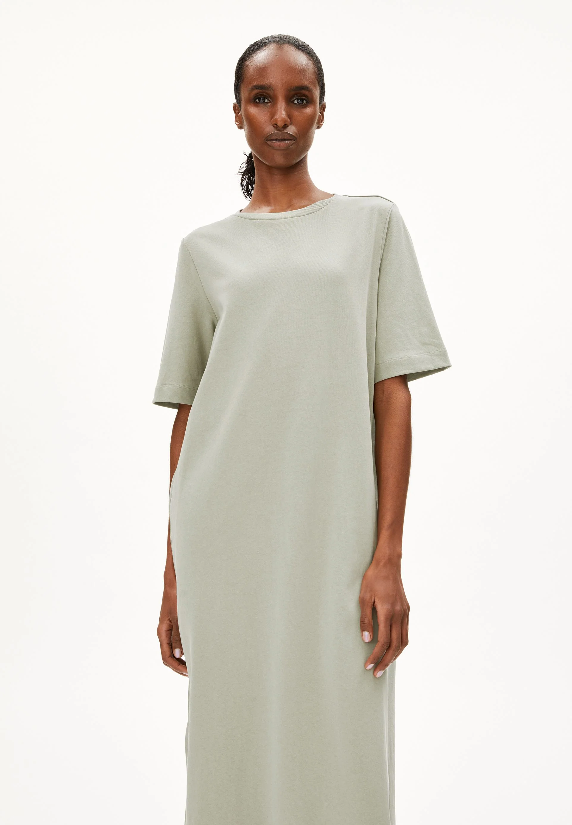 XELINAA JERSEY-MIDI-KLEID | seagreen