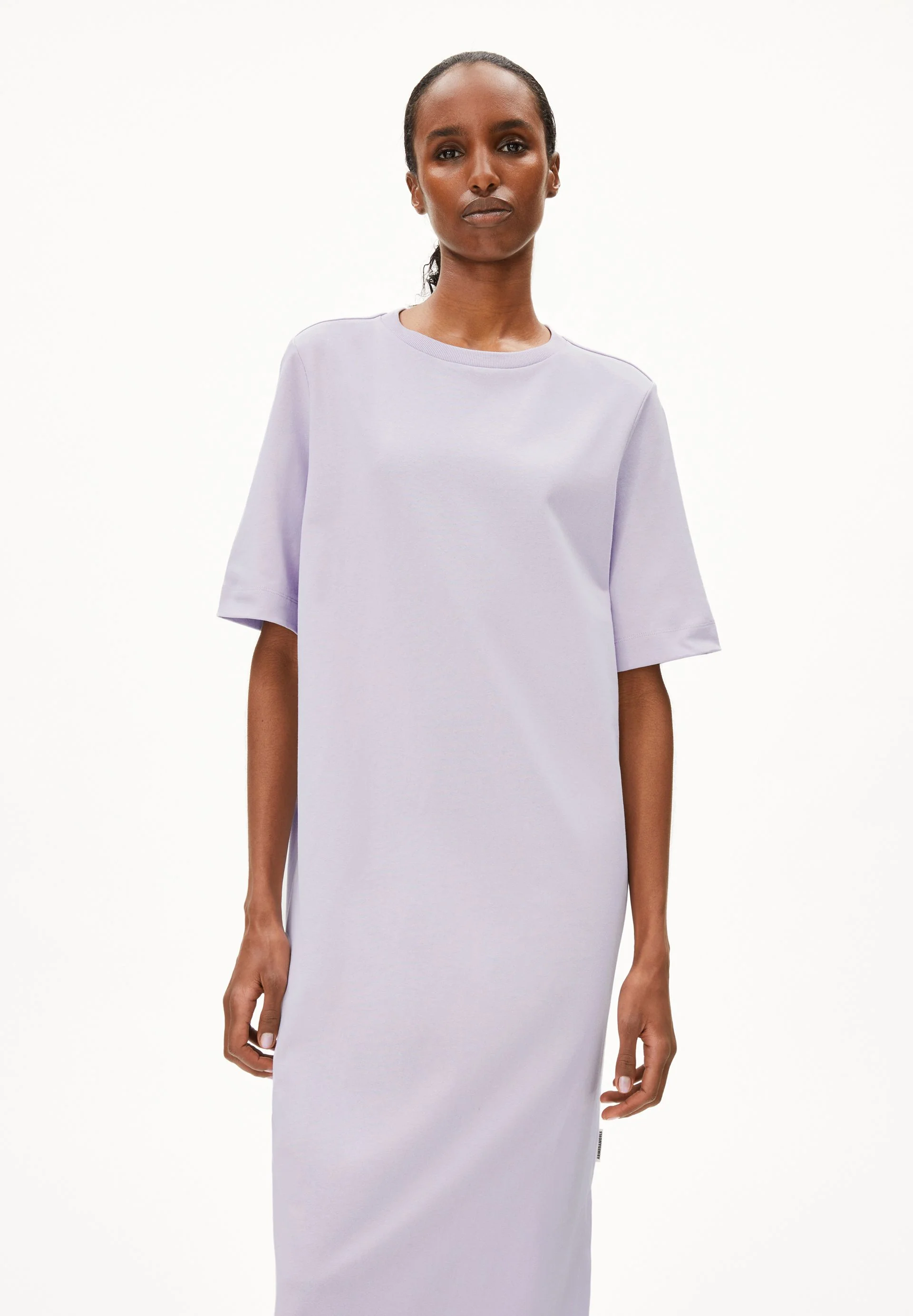 XELINAA JERSEY-MIDI-KLEID | soft lilac