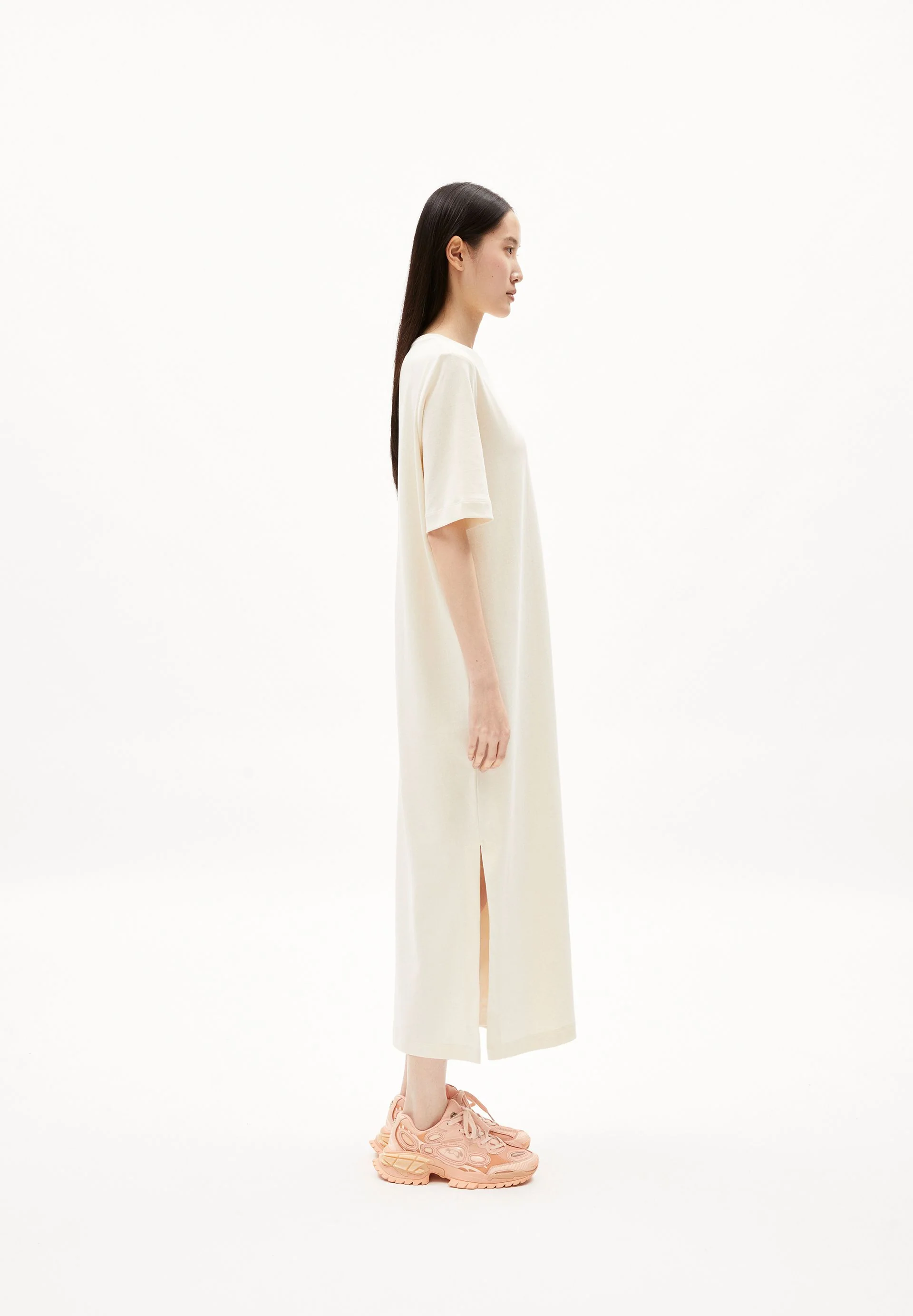 XELINAA JERSEY-MIDI-KLEID | undyed