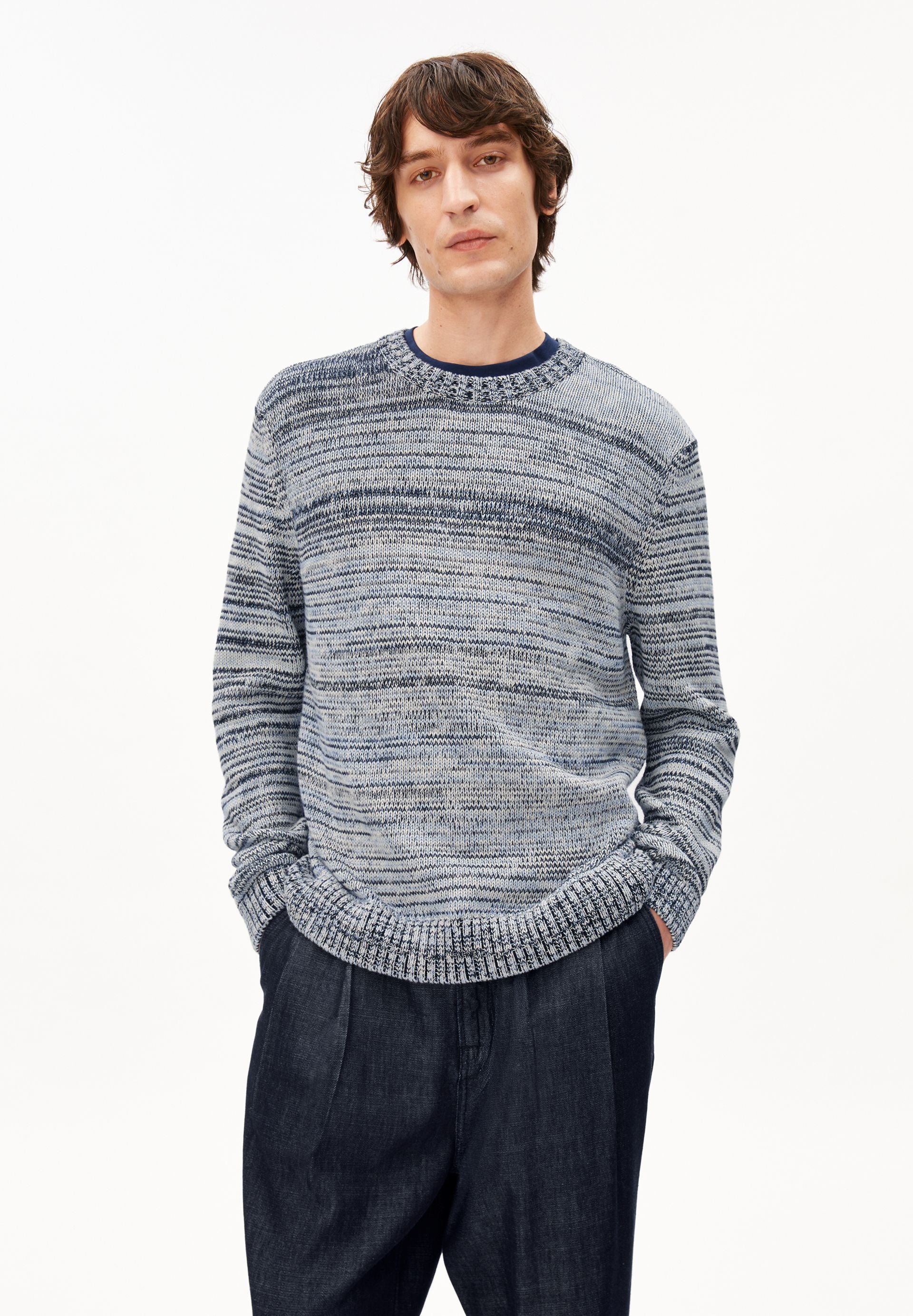 YARNMIX KNIT SWEATER